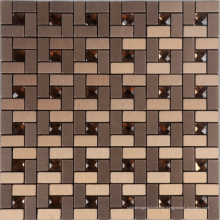 Mode aus Metall 300 * 300mm Aluminium Mosaik